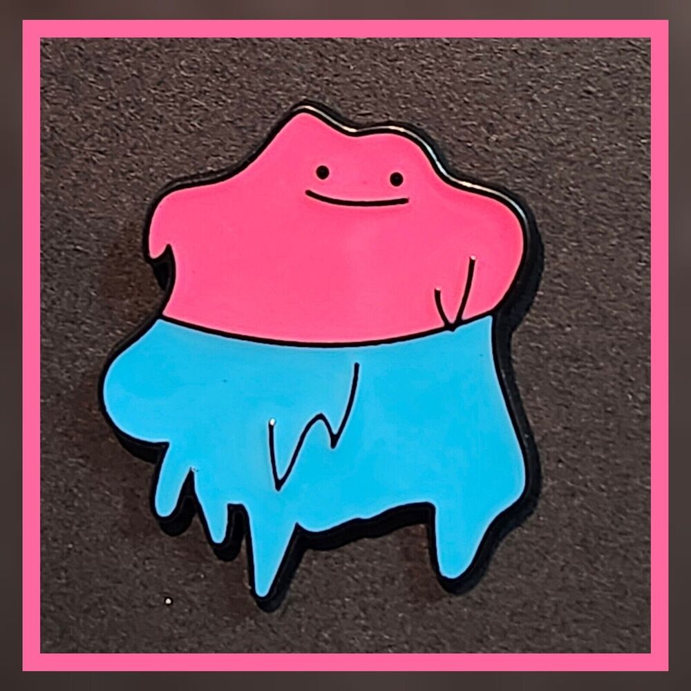 Pokemon Ditto RWB 1" Enamel Pin